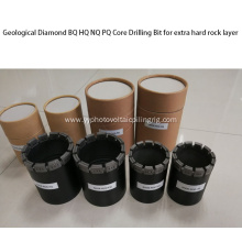 Geological Diamond BQ PQ Core Drill Bit forRock